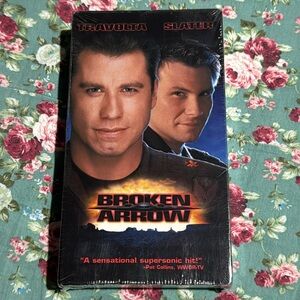 Broken Arrow VHS 📼 Sealed! Action movie! Christian Slater! John Travolta. Video!